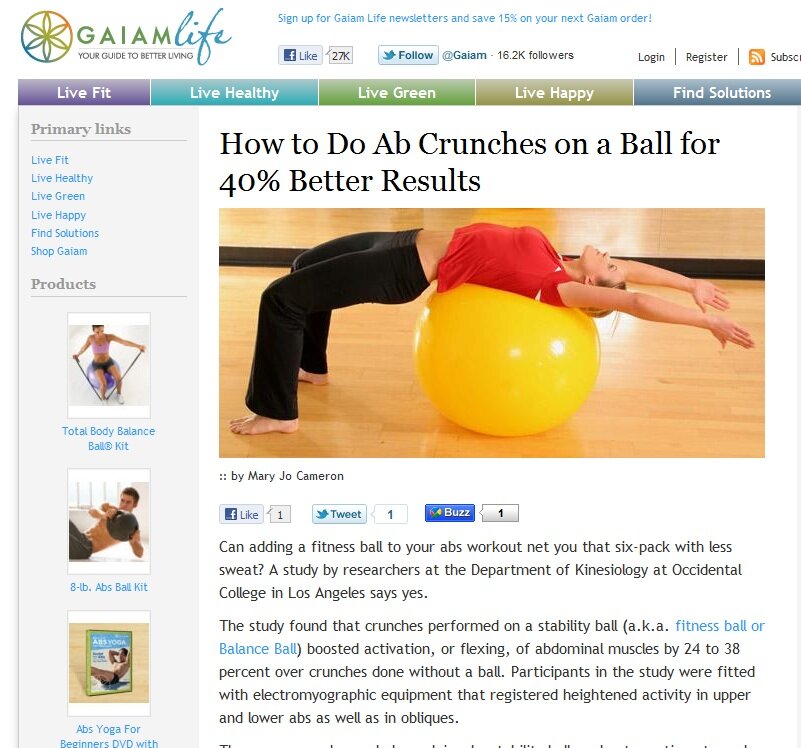gaiam_balanceball_content Content example from Gaiam