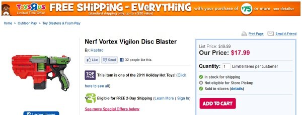 toysrus_topgift_productpage Toys R Us toy product page with purchase limit