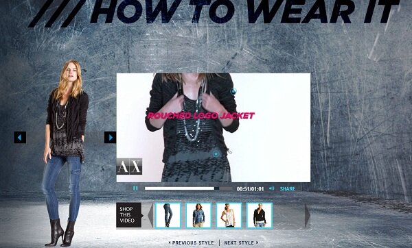 armani-jeansvideo Example of video collection from Armani Exchange