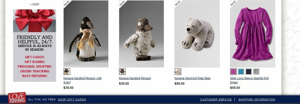 landsend_service Example of customer service promotion from Lands End