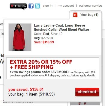 ship_promo_macys Free shipping promotion in the global cart from Macys