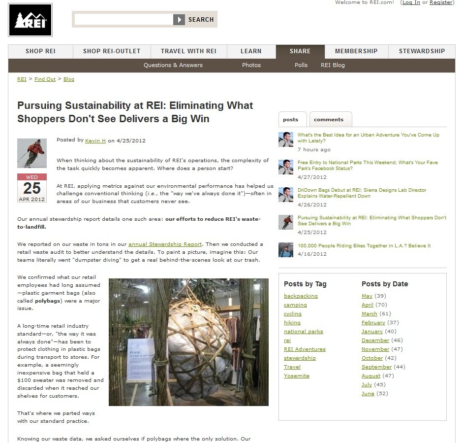 faces_rei Brand identity example from REI