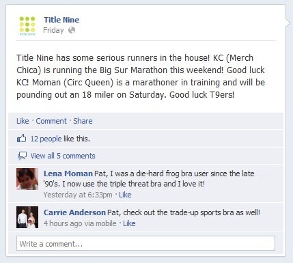 faces_t9 Brand identity example from Title Nine