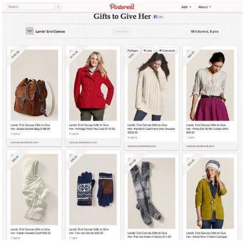 landsend_pinterest-game Pinterest example from Lands End