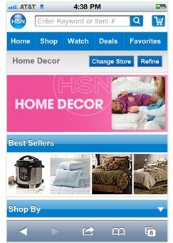 mobile_hsnmerchandising Mobile example from HSN