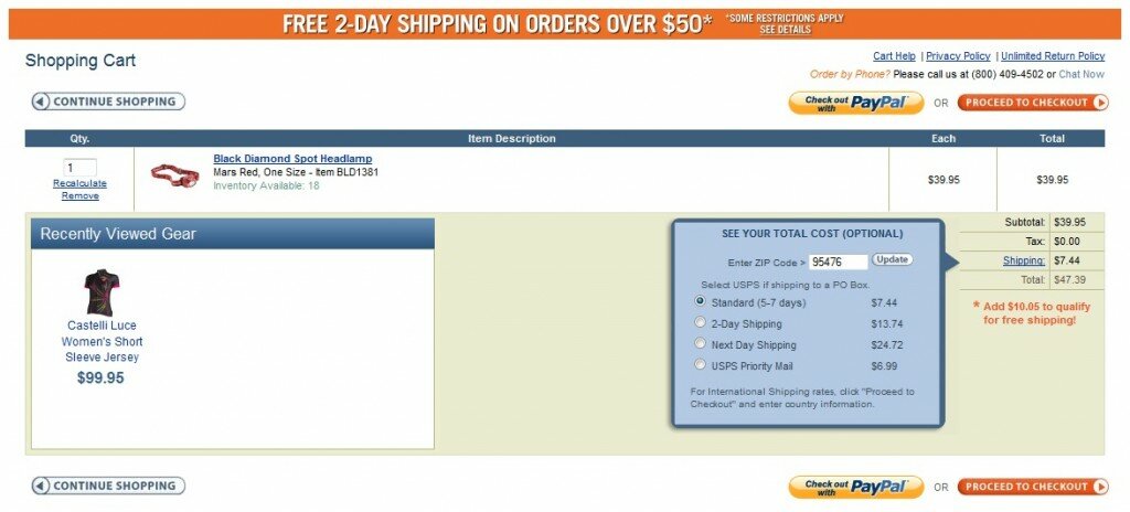 research_freeship Cart example from Backcountry.com