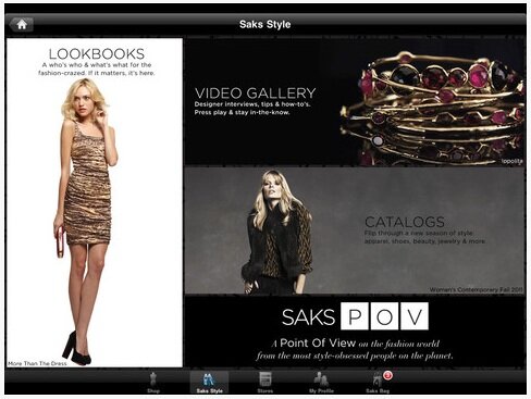 saks_ipadapp_video Video example from Saks