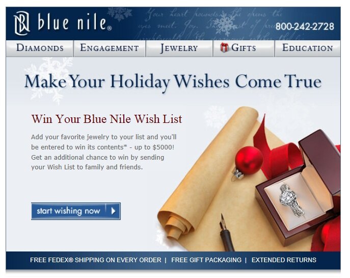 wishlist_bluenile Wish list example from Blue Nile