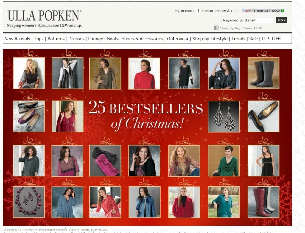 cybermonday_ulla_variety Holiday example from Ulla Popken