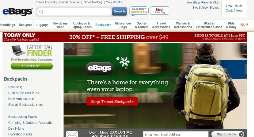 ebags_happyhour2 Holiday example from eBags